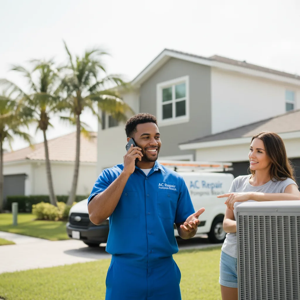 AC Repair Pompano Beach customer support in De Pere